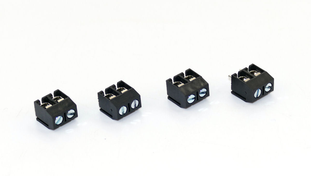 Train Tech 2 Way PCB Mount Terminal Blocks (4) TTCON7