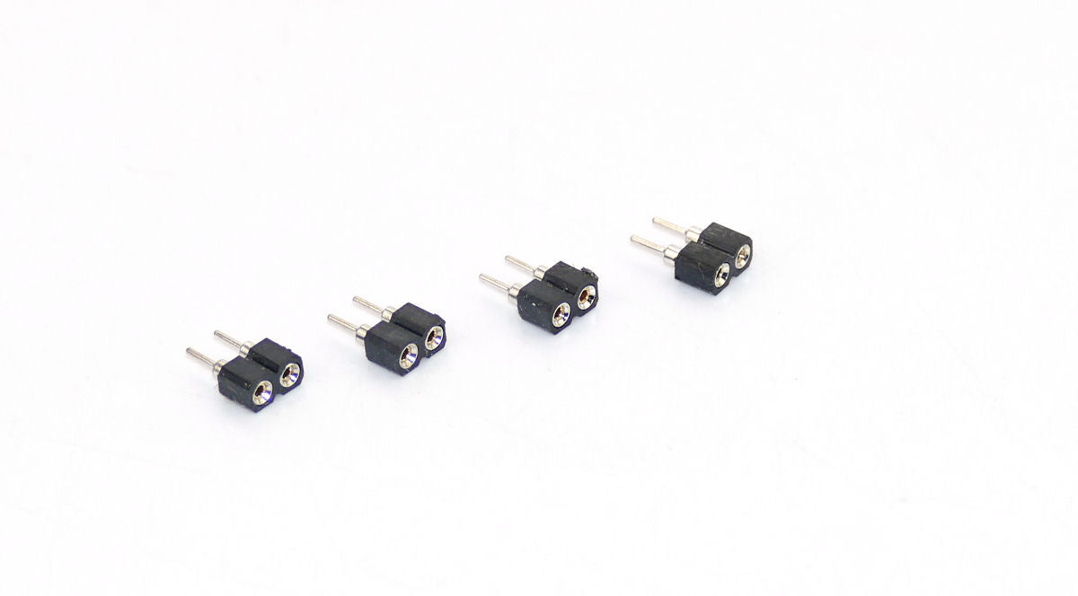 Train Tech 2 Way PCB Single Inline Sockets (4) TTCON8