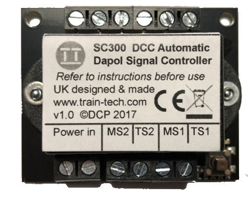 Train Tech DCC Signal Controller Dual Dapol Semaphore w/Inputs TTSC300