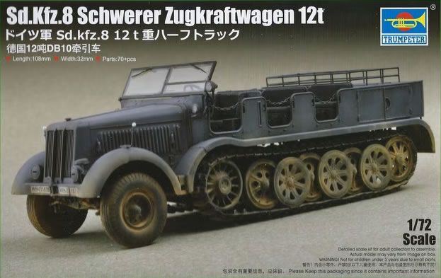 German WWII Schwerer Zugkraftwagen 12t Half-track