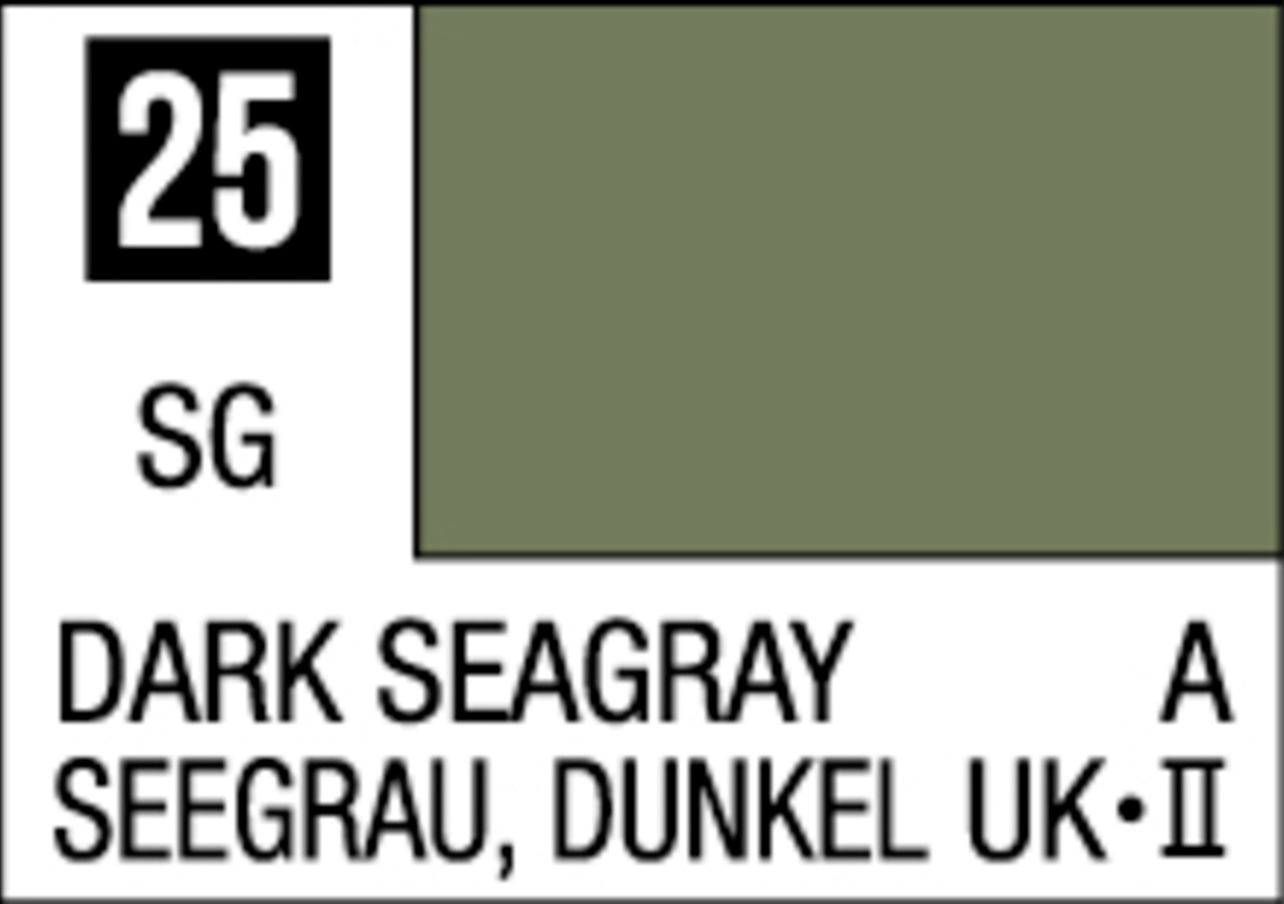 Mr Hobby Mr Color 10ml C-025 Dark Seagray