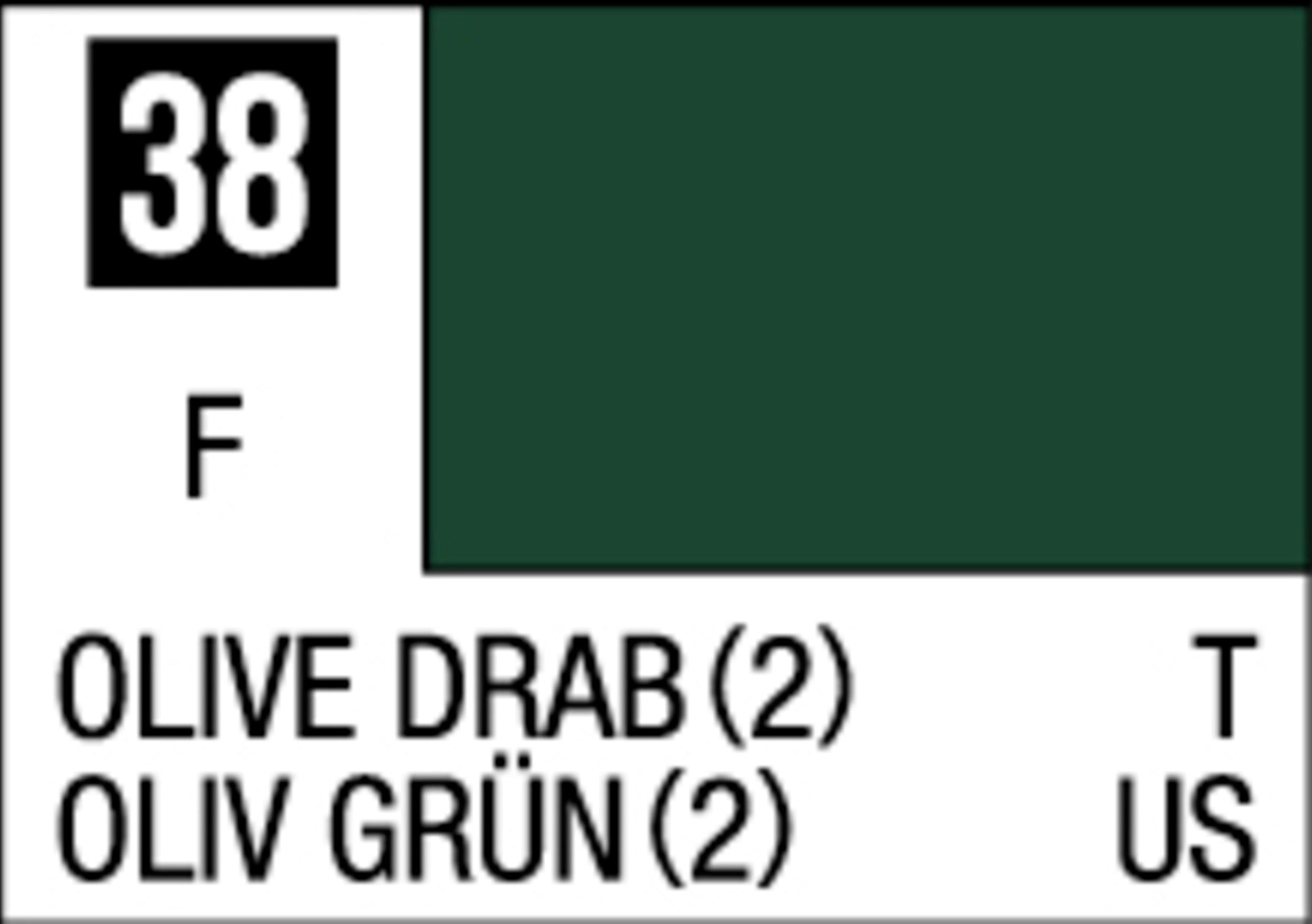 Mr Hobby Mr Color 10ml C-038 Olive Drab (2)