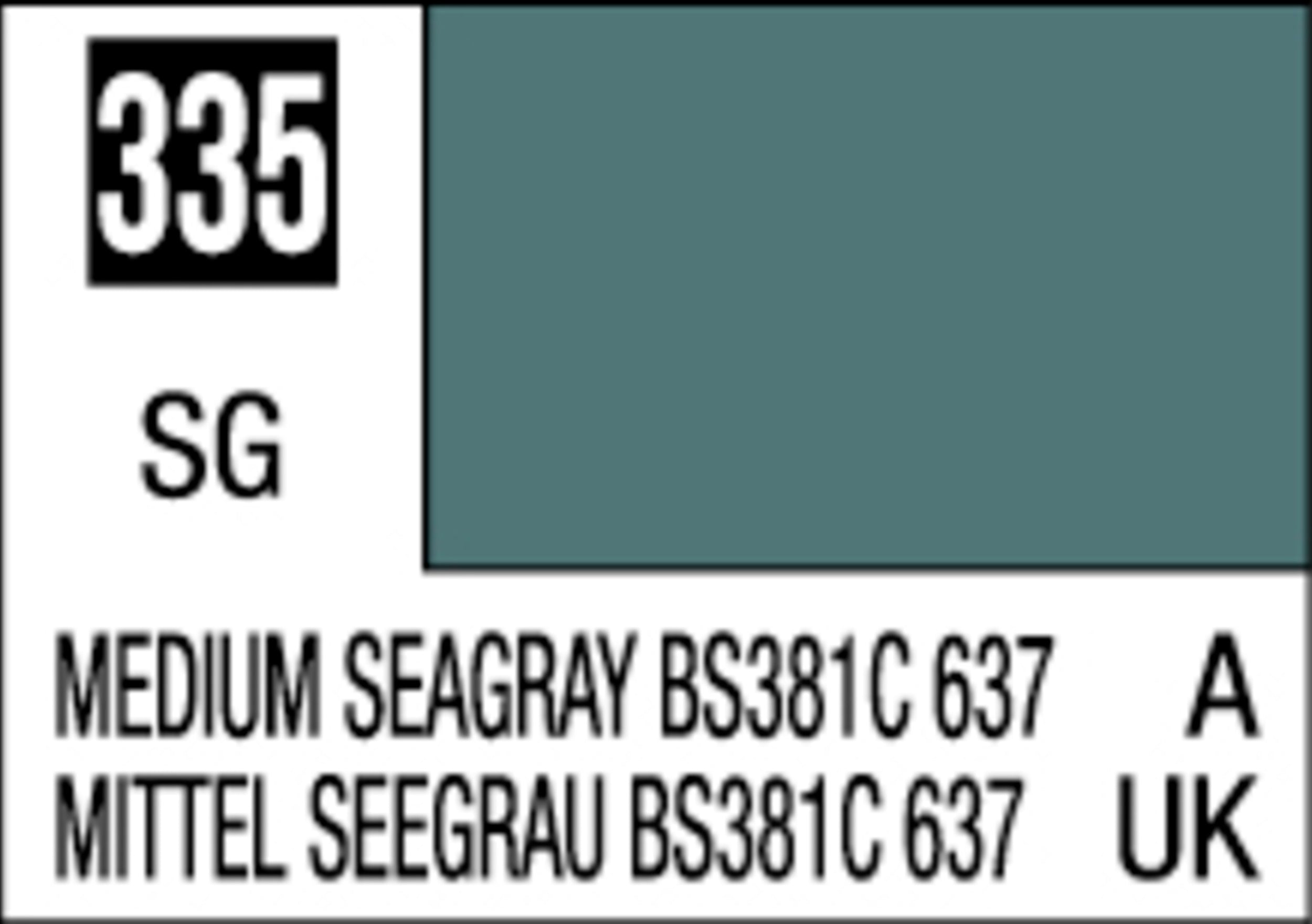 Mr Hobby Mr Color 10ml C-335 Medium Seagray BS381C 637