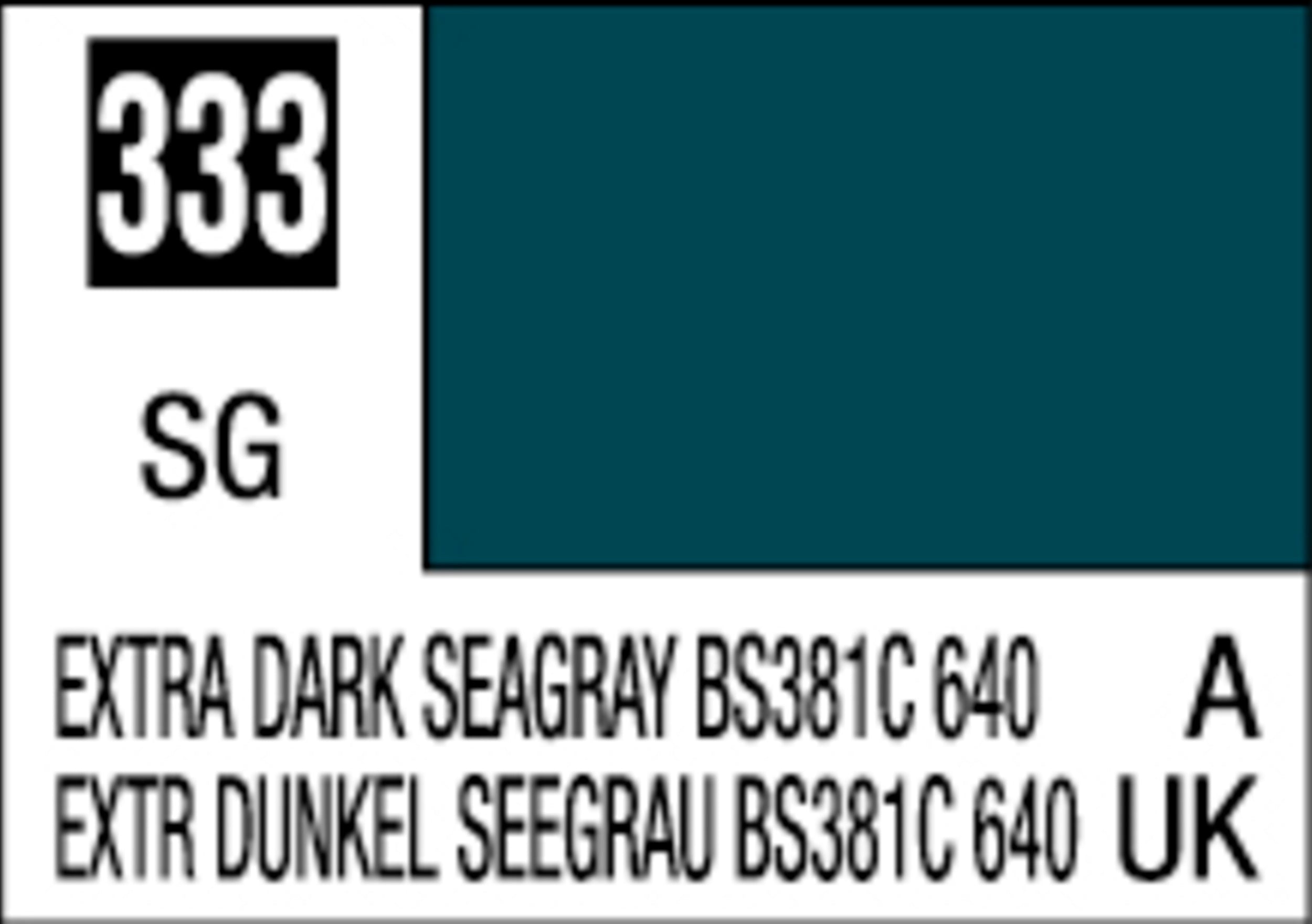 Mr Hobby Mr Color 10ml C-333 Extra Dark Seagray BS381C 640