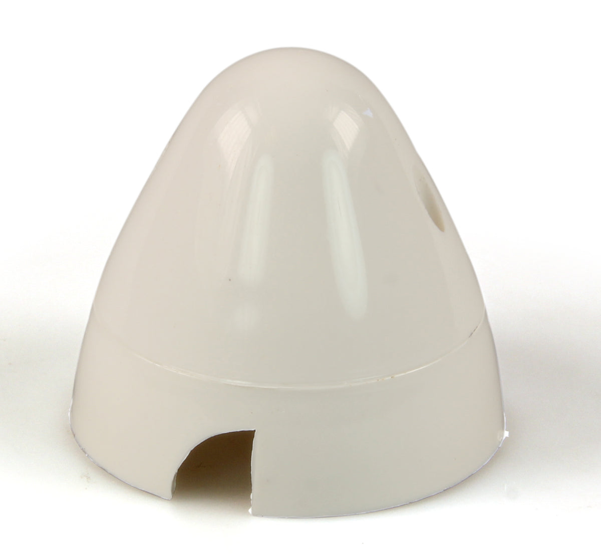 3in (75mm) White Nylon Spinner