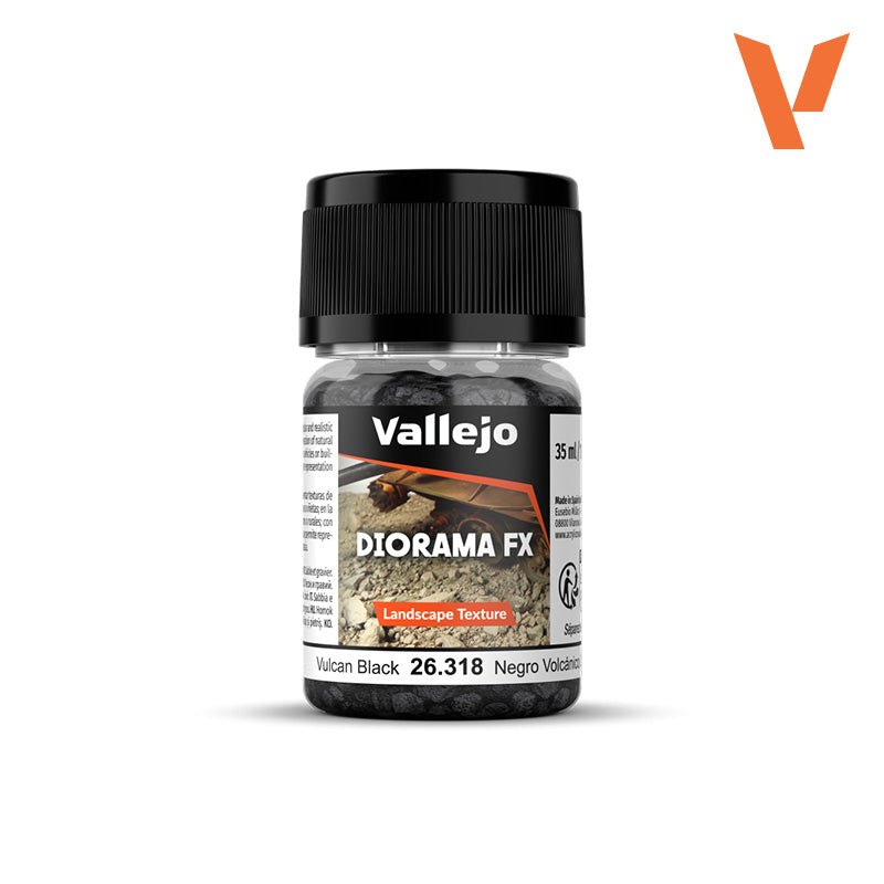 AV Diorama FX 35ml - Landscape Textures Vulcan Black 2-5mm