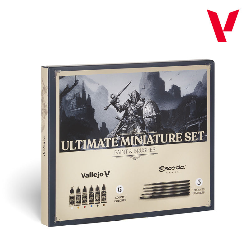 AV Game Color - Ultimate Miniature Set: Paint & Brushes