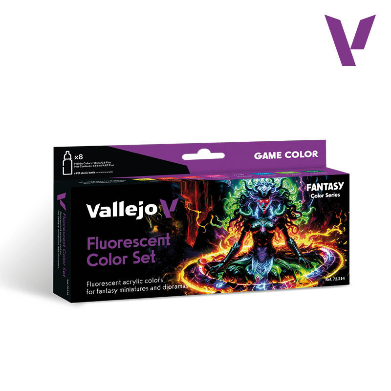 AV Vallejo Premium Color - 60ml Set Fluorescent 5x60ml