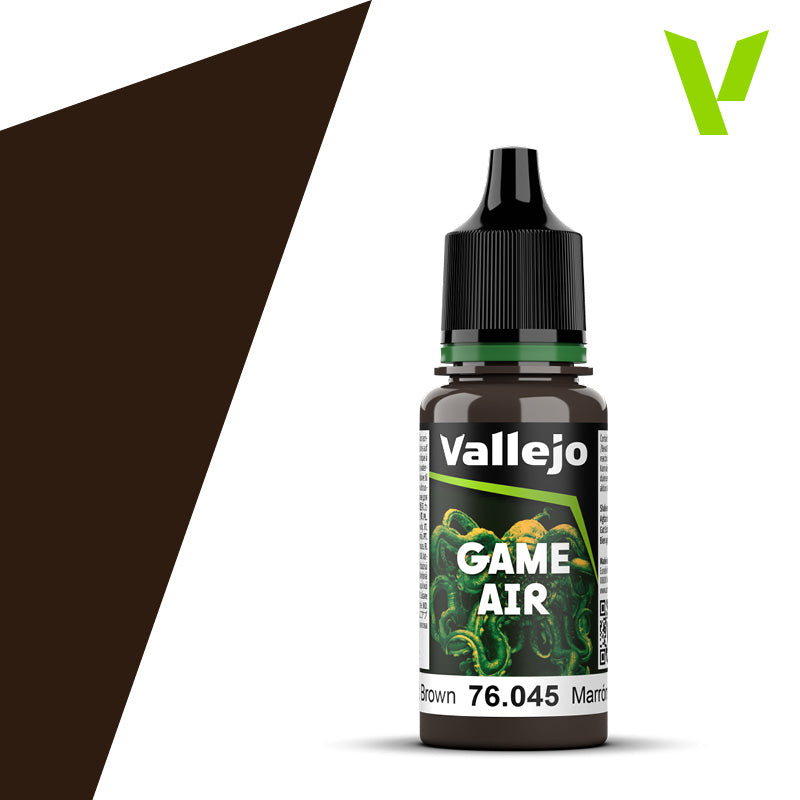 AV Vallejo Game Air 18ml - Charred Brown