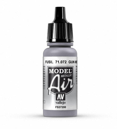 AV Vallejo Model Air 18ml - Gun Metal (Metallic)