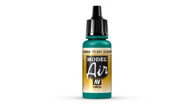AV Vallejo Model Air 18ml - Cockpit Emerald Green Faded