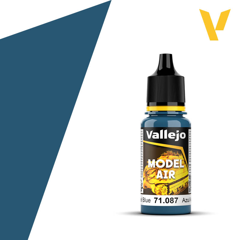 AV Vallejo Model Air 17ml - Steel Blue