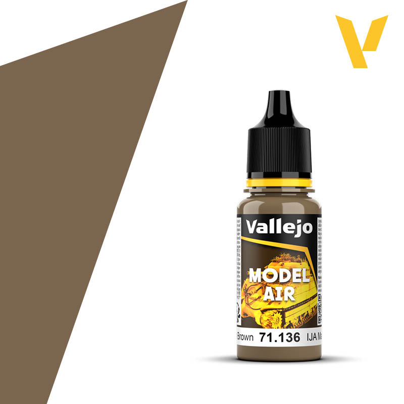 AV Vallejo Model Air 17ml  - IJA Earth Brown