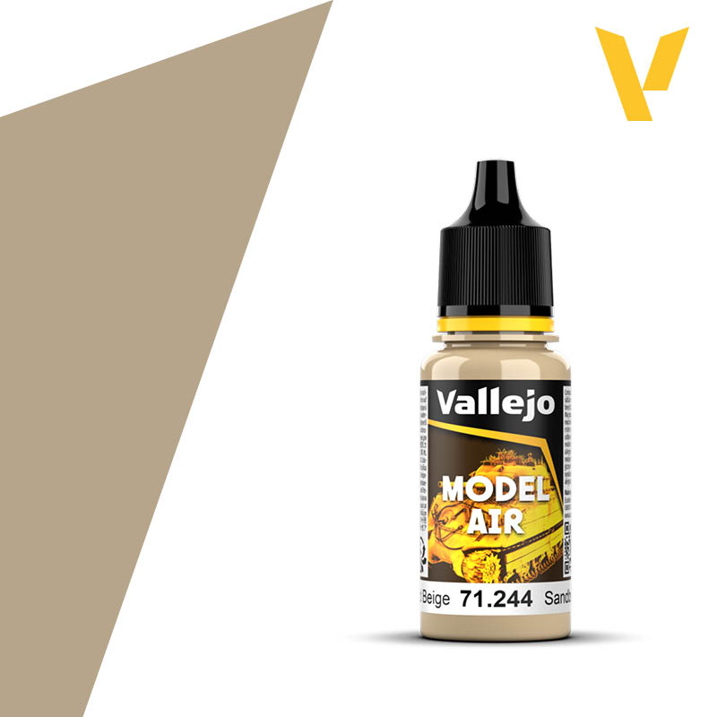 AV Vallejo Model Air 17ml - Sand Beige