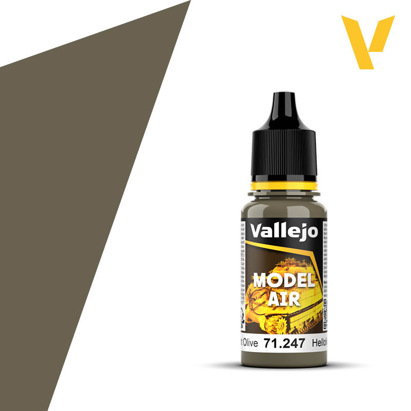 AV Vallejo Model Air 17ml - Light Olive