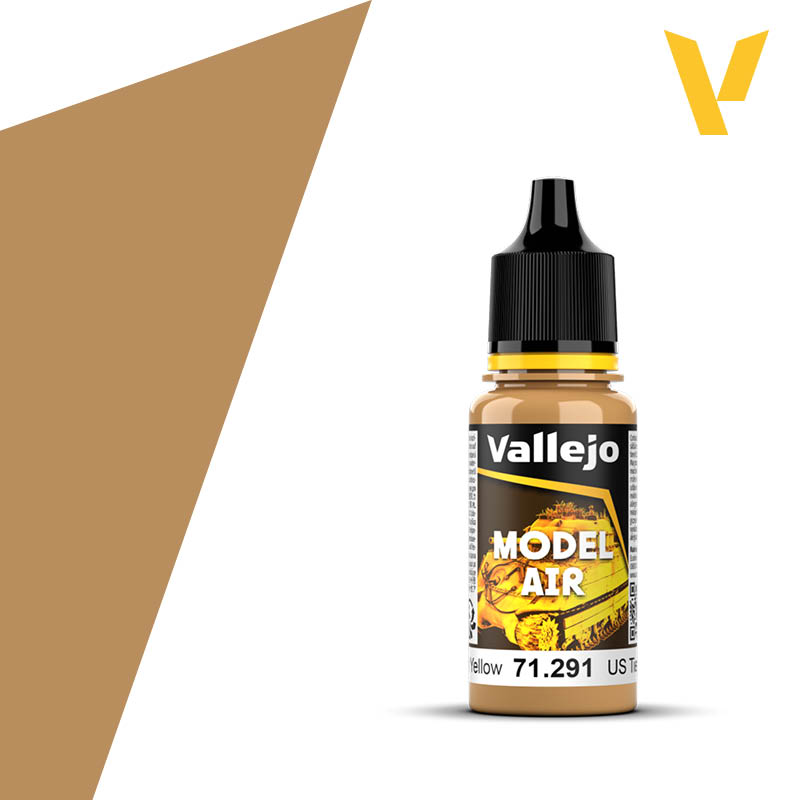 AV Vallejo Model Air 17ml - Us Earth Yellow