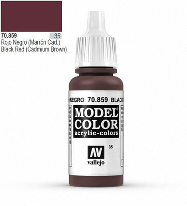 AV Vallejo Model Color 18ml - Black Red