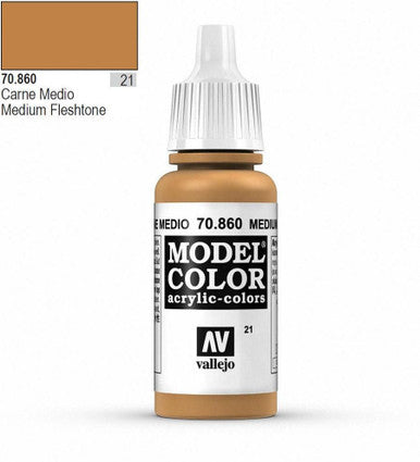 AV Vallejo Model Color 18ml - Medium Fleshtone