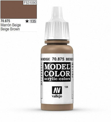 AV Vallejo Model Color 18ml - Beige Brown