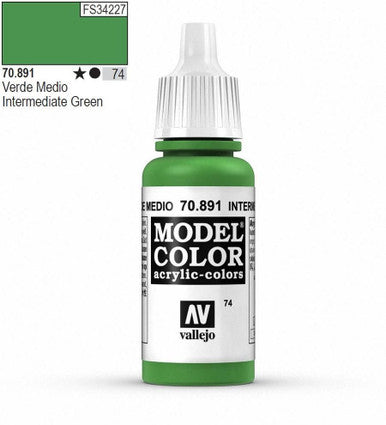 AV Vallejo Model Color 18ml - Intermediate Green