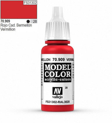 AV Vallejo Model Color 18ml - Vermillion