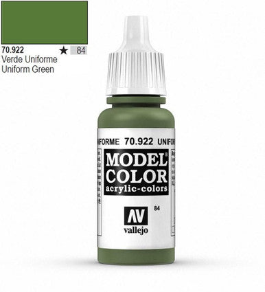 AV Vallejo Model Color 18ml - Uniform Green