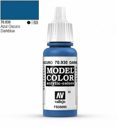AV Vallejo Model Color 18ml - Dark Blue