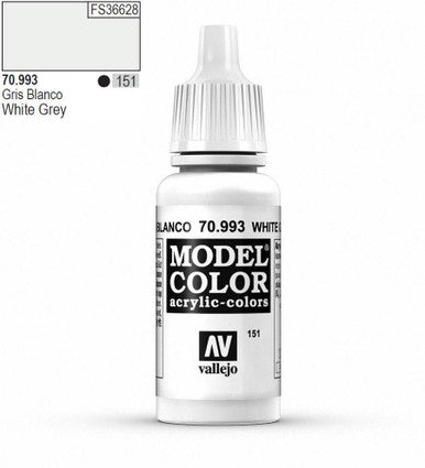 AV Vallejo Model Color 18ml - White Grey