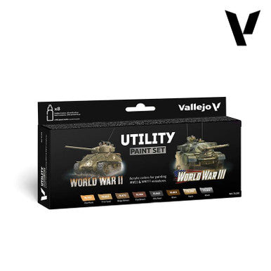 AV Vallejo Model Color Set - Utility paint set (8)