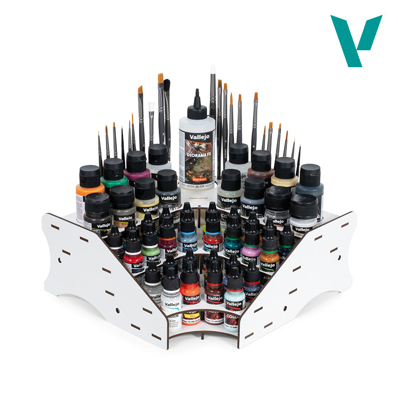 AV Acrylics - Paint Stand (Corner Module)