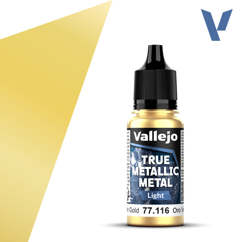 Vallejo TMM Light 116-18ml Greenish Gold