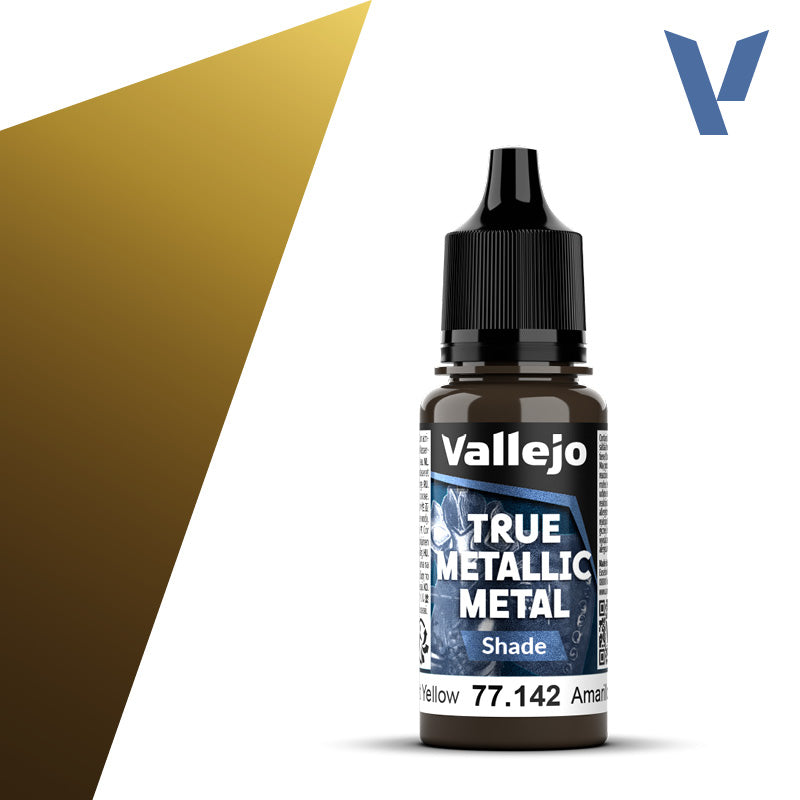 Vallejo TMM Shade 142-18ml Radiant Yellow