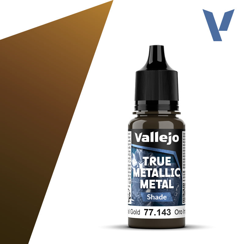 Vallejo TMM Shade 143-18ml Imperial Gold