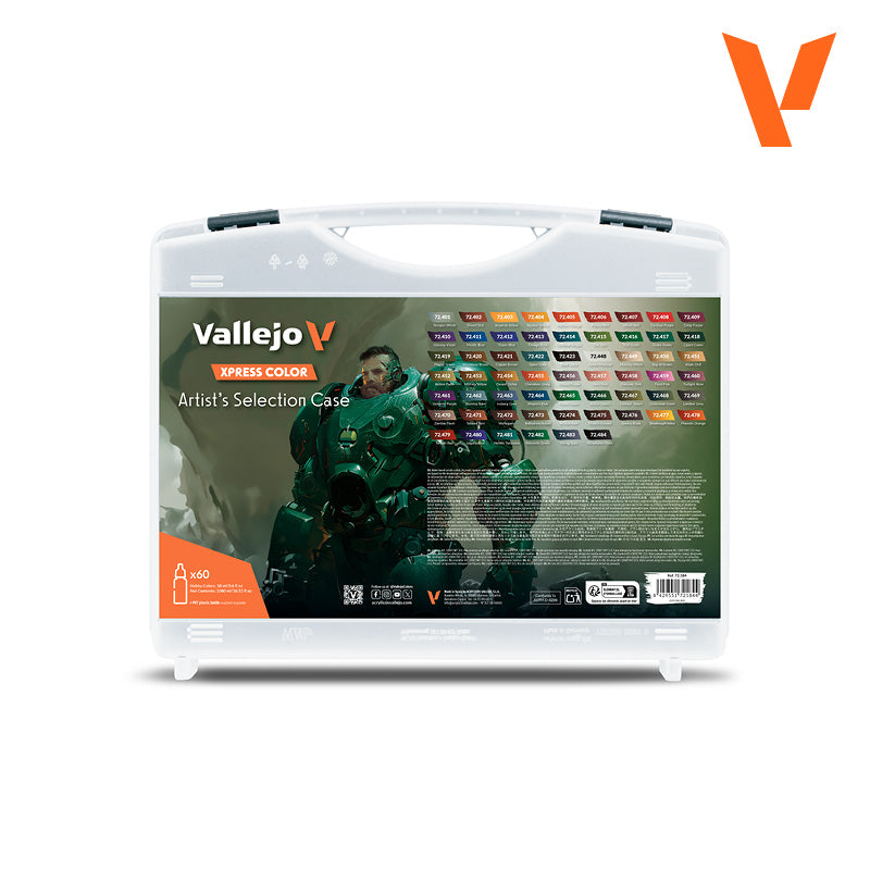 AV Vallejo Xpress Color Set - Artist's Selection Case