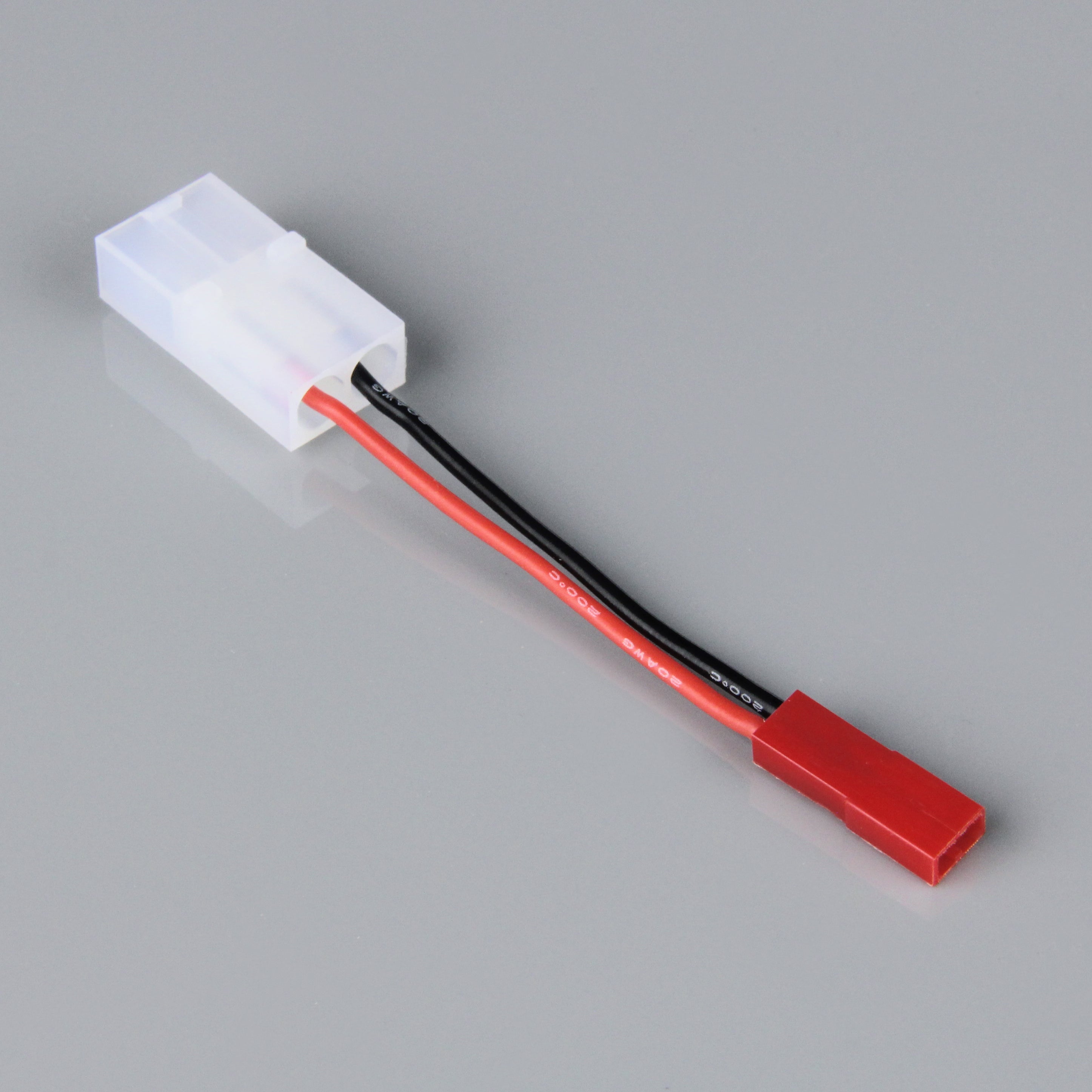 Battery Adapter, Tamiya Female to JST Male, 20AWG