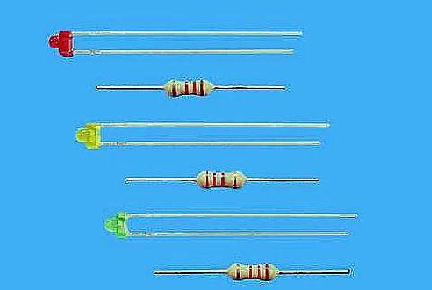 Viessmann 1.8mm LEDs with Resistors Red (3) VN3553