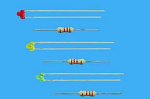 Viessmann 1.8mm LEDs with Resistors Green (3) VN3555