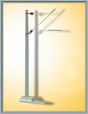 Viessmann Catenary OBB Standard Mast with Beam 34mm VN4125