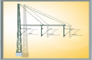 Viessmann Catenary Suspended Box Girder for 3 Tracks 170mm VN4161