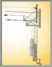 Viessmann Catenary Self-Made Single Tensioning Mast with Lever VN4174