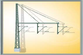 Viessmann Catenary Suspended Box Girder for 3 Tracks 124mm VN4261