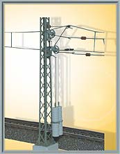 Viessmann Catenary Mast with Tensioning Pulley 85mm VN4264