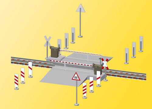 Viessmann Fully Automatic Level Crossing with Decorated Barriers VN5104