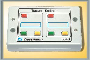 Viessmann Colour Light Signal Controller Push Button Panel 3 Aspect VN5546