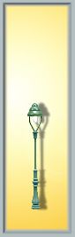 Viessmann Standard Gas Lamp Green 56mm LED Warm White VN6011