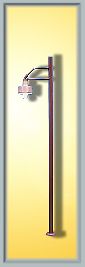 Viessmann Wood Post Lamp 90mm VN6065