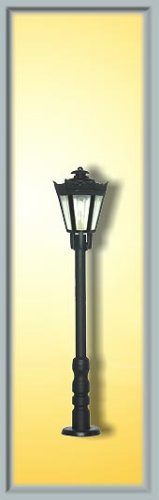 Viessmann Park Lamp Black with Clear Shade 56mm LED Warm White VN6071