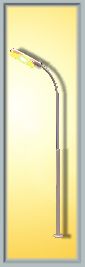 Viessmann Whip Street Light 100mm LED Yellow VN6091