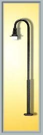 Viessmann Swan Neck Lamp Black 87mm VN6140