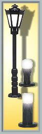 Viessmann Garden Lamps Black Set (3) VN6160